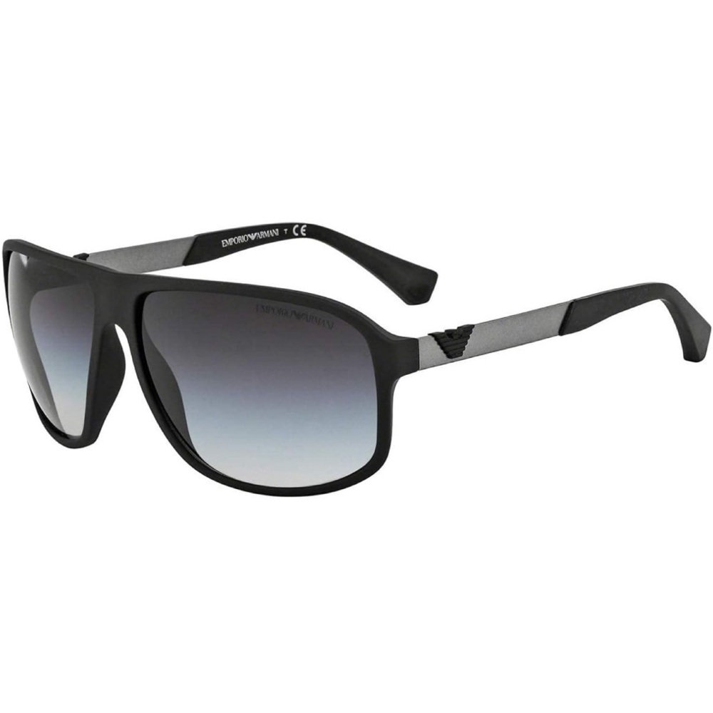 NWT Armani Men’s Square Sunglasses - Black/Gradient Grey - with case